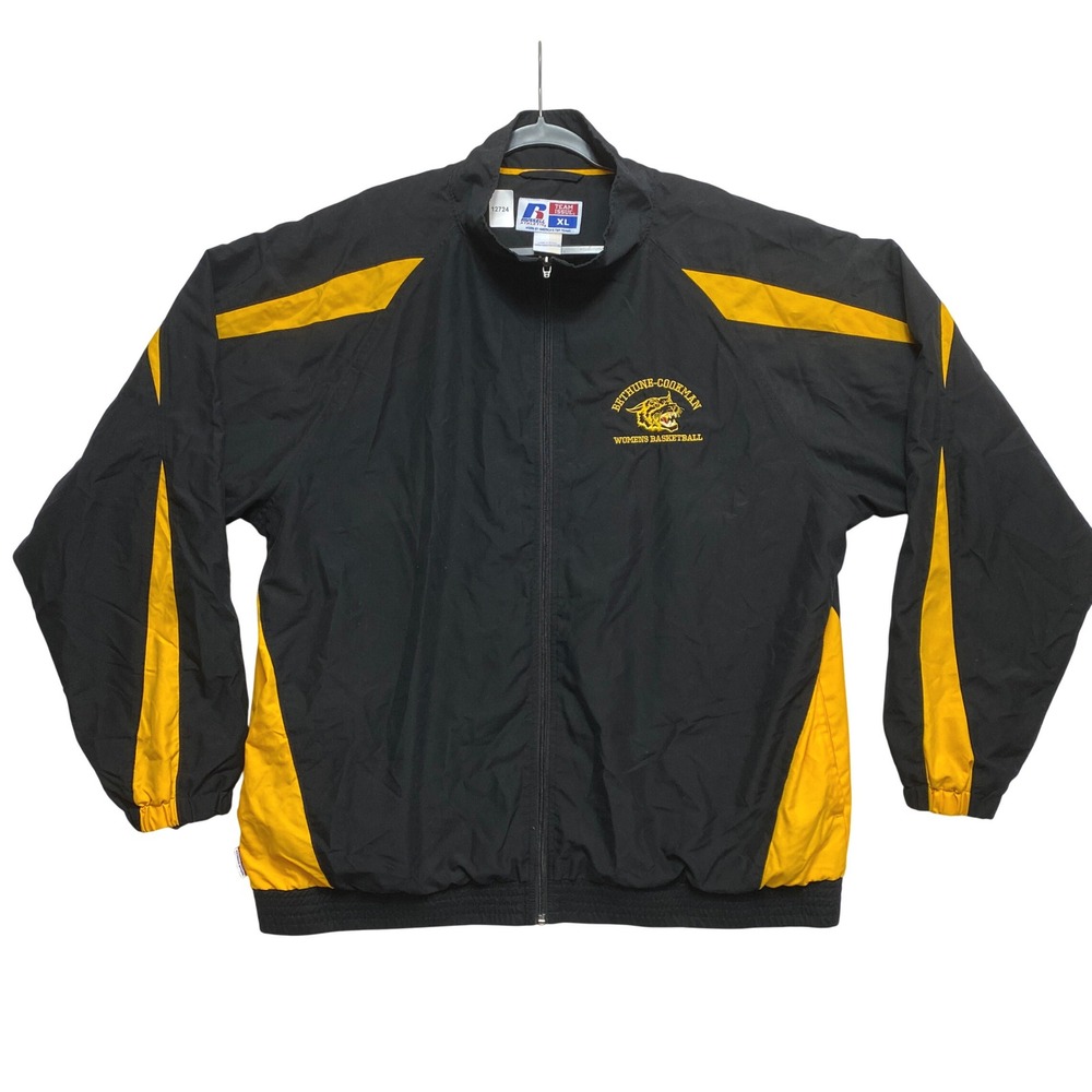 Russell Athletic Jacket Womens XL Black Team Issue Bethune-Cookman Basketball